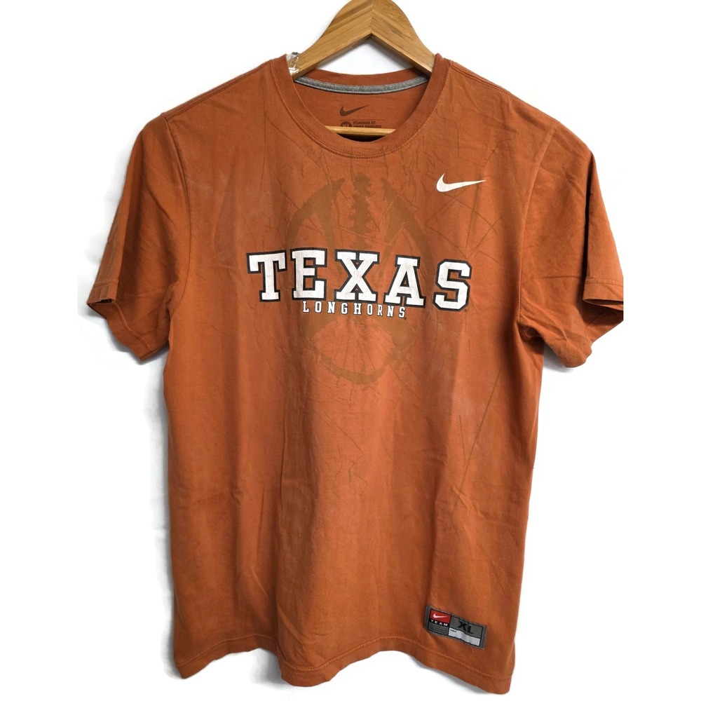 Nike Texas Longhorns Mens XL Burnt Orange Short Sleeve T-Shirt NCAA Football